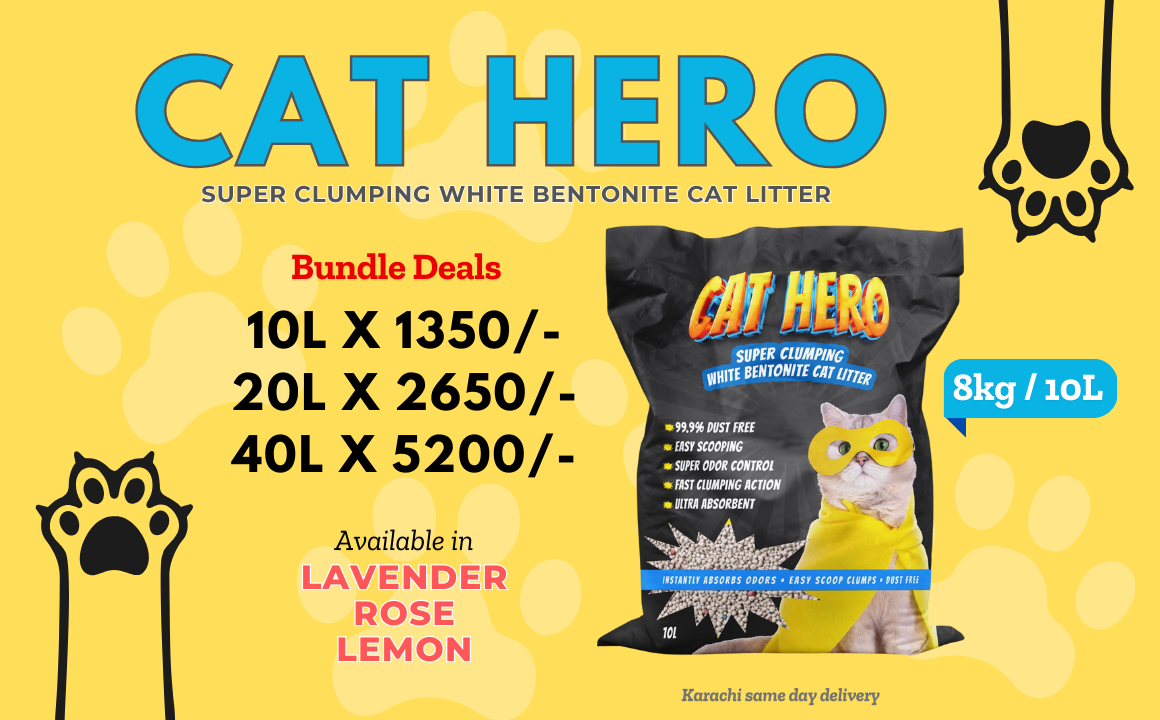 cat hero bentonite litter
